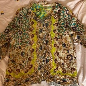 Jonny Was Silk Shirt